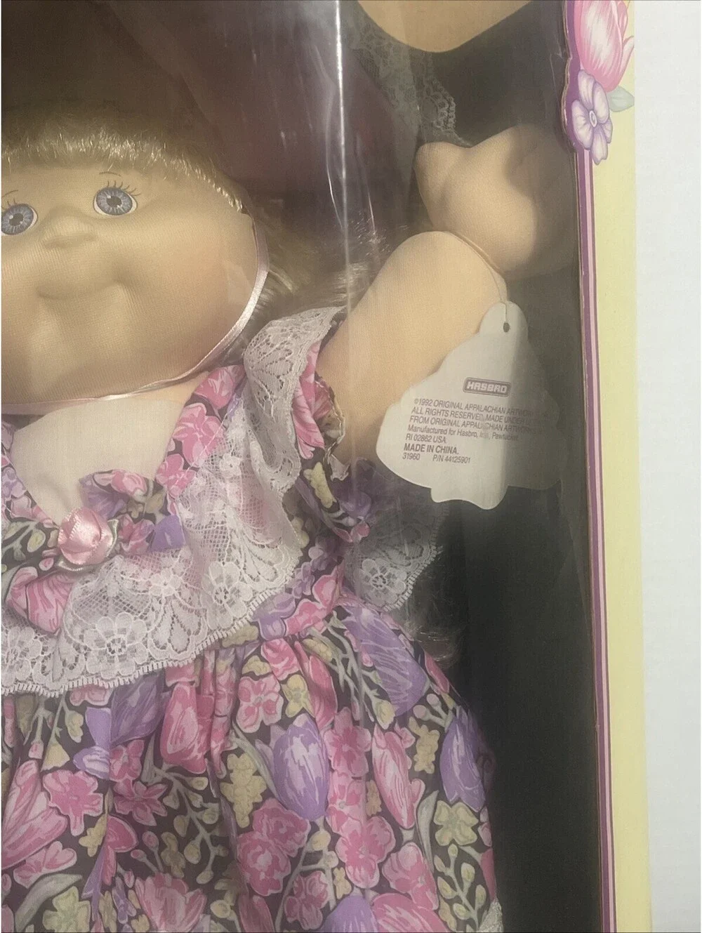 CABBAGE PATCH KIDS DOLL ZORA MAE 10TH ANNIV 1992 HASBRO 31960 SOFT FACE BODY.